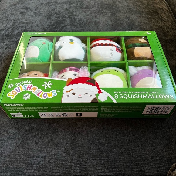 NIB Squishmallows 4-inch Ornament Plush 8-pack Winter Assorted - Picture 3 of 7